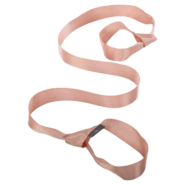 Ремень-стяжка для переноски коврика BLOOM YOGA STRAP LB7080 Рожевий - изображение 2