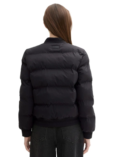 Куртка-бомбер жіноча Tom Tailor Denim чорна, розмір L (MG-TT-00201-02) - зображення 5