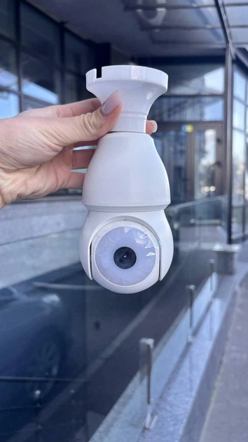 Поворотная Wifi Камера лампочка в цоколь Е27 icsee Besder - изображение 6