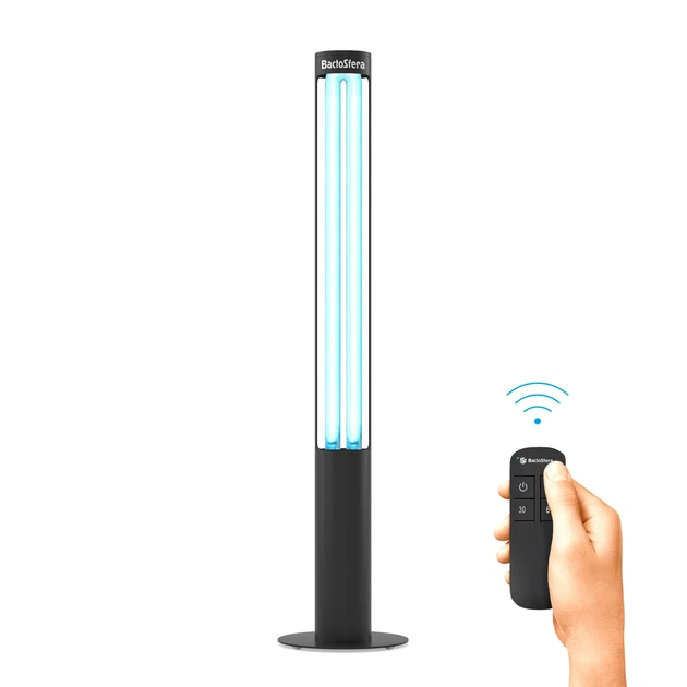 Бактерицидный облучатель BactoSfera 360° U60 Black 60W с пультом и таймером (RC-TIMER) - изображение 4