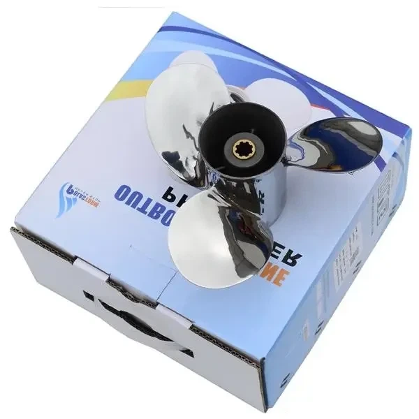 Винт Yamaha 40-60 HP нержавейка 11-1/8 дюймов 3 лопасти правое вращение шаг 13 дюймов (663-45945-02-EL) - Фото 2 Винт Yamaha 40-60 HP нержавейка 11-1/8 дюймов 3 лопасти правое вращение шаг 13 дюймов (663-45945-02-EL) - изображение 2