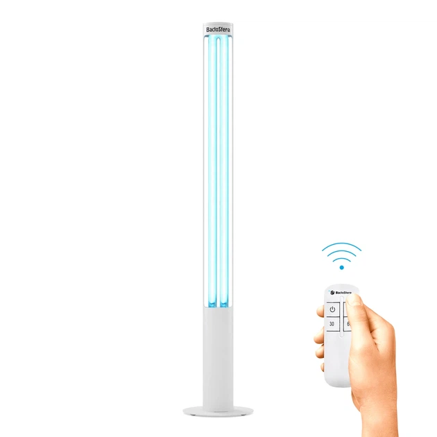 Бактерицидный облучатель BactoSfera 360° U95 White 95W с пультом и таймером (BS 95W 2G11 HO) - изображение 4