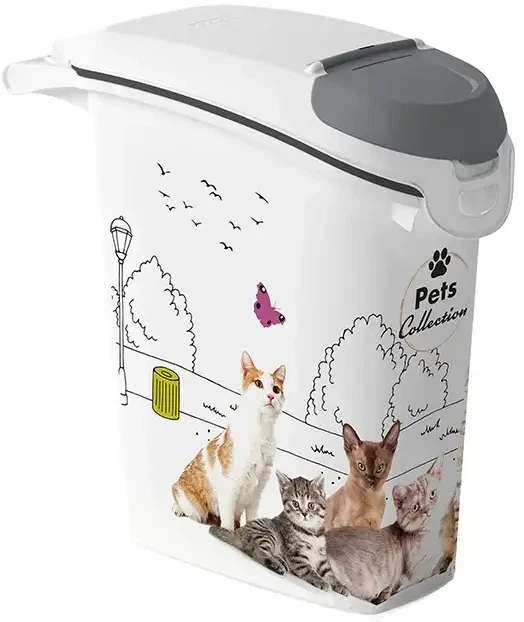 Контейнер для наповнювача Curver Pet life 10 кг 23 л Коти 254866 (3253924836775) - зображення 2