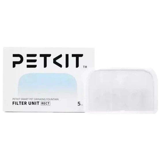 Фильтр для поилок Petkit Eversweet Max Filter Unit Rect 5 шт - Фото 1 Фильтр для поилок Petkit Eversweet Max Filter Unit Rect 5 шт - изображение 1