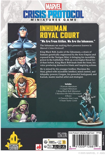 Dodatek do gry Marvel Crisis Protocol - Inhuman Royal Court (wersja angielska) (841333128814) - obraz 2