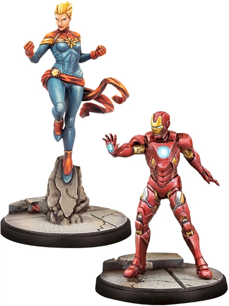 Dodatek do Marvel Crisis Protocol – Avengers Affiliation Pack (wersja angielska) (841333122645) - obraz 4