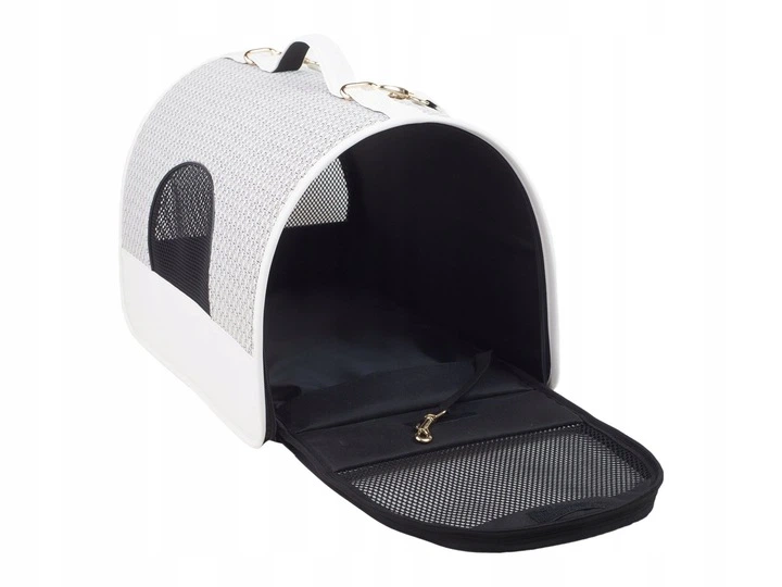 Транспортна сумка для собак і котів Amiplay Morgan L Біла (5907563250611) - зображення 8