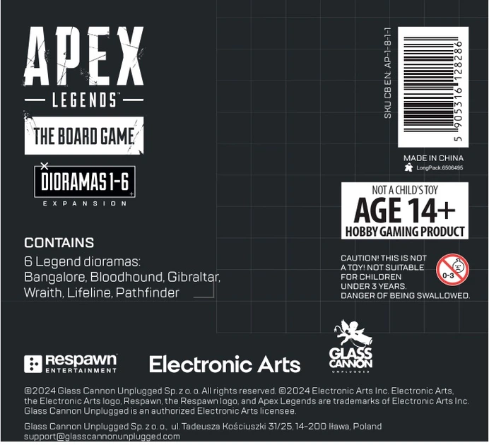 Dodatek do gry Glass Cannon Unplugged Apex LegendsDioramas 1–6 Expansion (wersja angielska) (5905316128286) - obraz 6