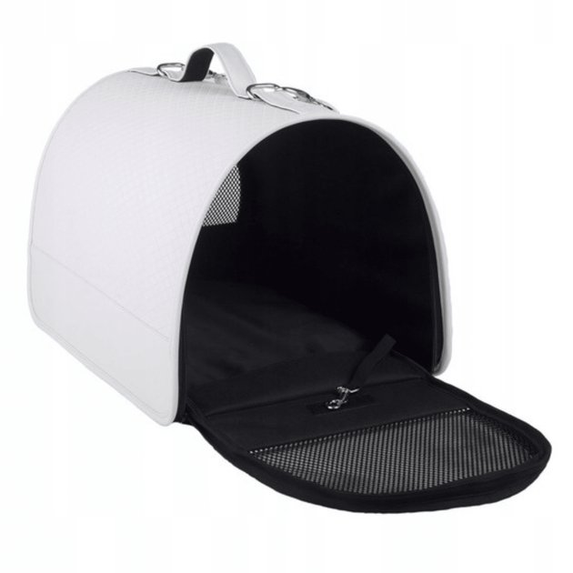 Torba transportowa dla kotów Amiplay New York M Biała (5907563256446) - obraz 8