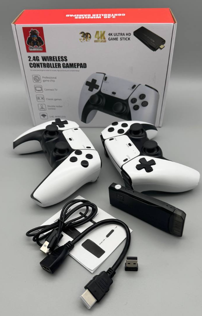 Игровая приставка консоль с двумя джойстиками M8 PRO - Фото 2 Игровая приставка консоль с двумя джойстиками M8 PRO - изображение 2