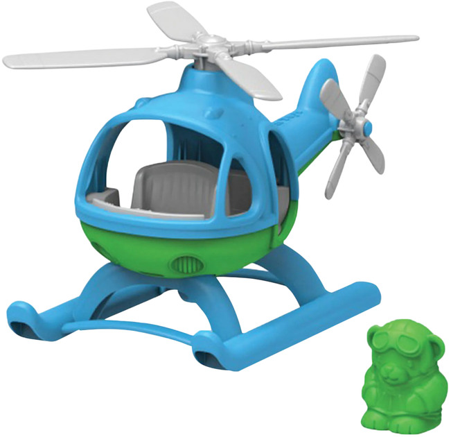Helikopter Green Toys ekologiczna zabawka dla dzieci Niebieski (0816409010607) - obraz 2