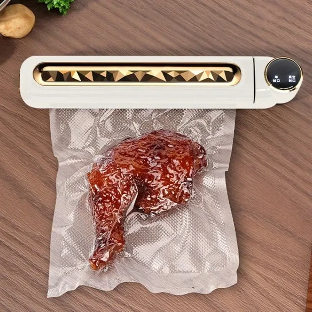 Кухонный вакуумный упаковщик пищевых продуктов с дисплеем Vacuum sealer LS-802 Белый Бытовой вакууматор домашний - изображение 5