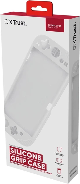 Etui plecki Trust GXT 1253W na Nintendo Switch 2 Białe (8713439257663) - obraz 5