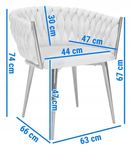 Крісло Hedo 100039 Велюрове Рожеве з золотими ніжками (5907184130019) - зображення 6