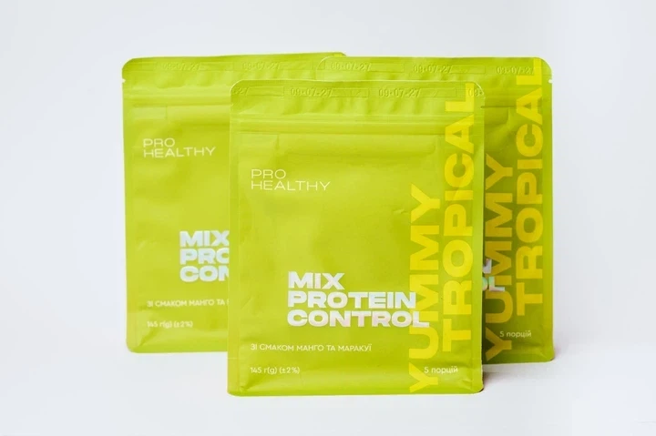 Низкокалорийный питательный коктейль Mix Protein control Yummy Tropical, 145 г - изображение 3