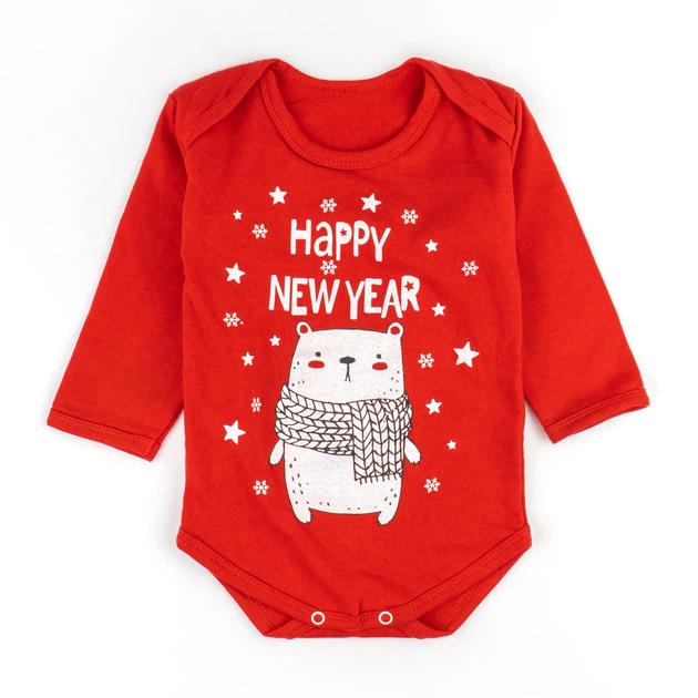 Комплект ясельный боди Dexter`s штаны happy bear 74 см красный - Фото 2 Комплект ясельный боди Dexter`s штаны happy bear 74 см красный - изображение 2