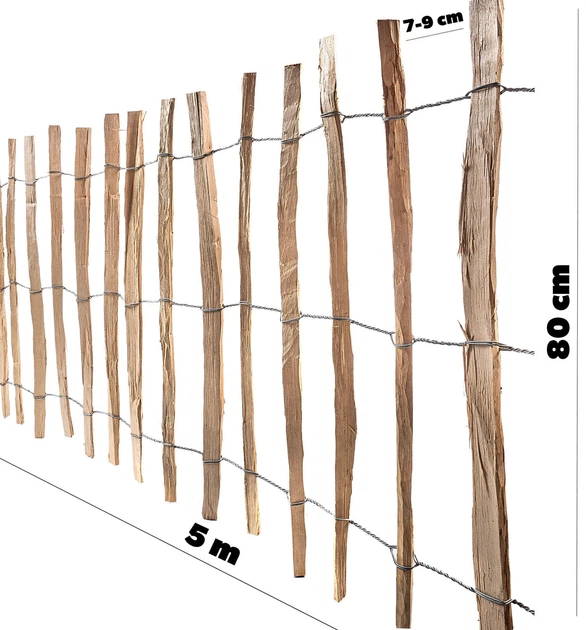 Ogrodzenie ogrodowe Kadax Karo 500 x 80 cm (K5853) - obraz 3