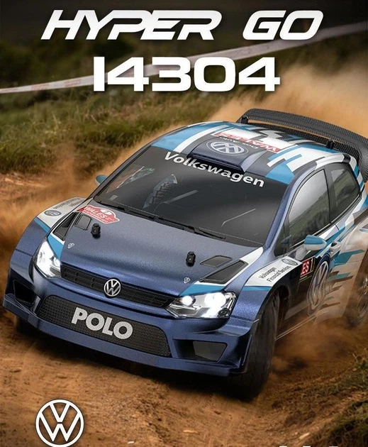 Машинка на радіокеруванні MJX Hyper Go 14304 4WD (VW Polo R WRC