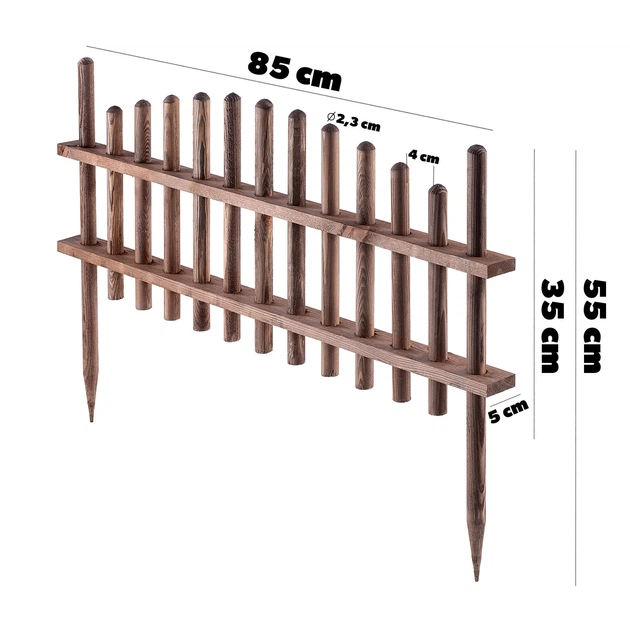 Ogrodzenie ogrodowe Kadax Vanga 85 x 35 cm (K8986) - obraz 4