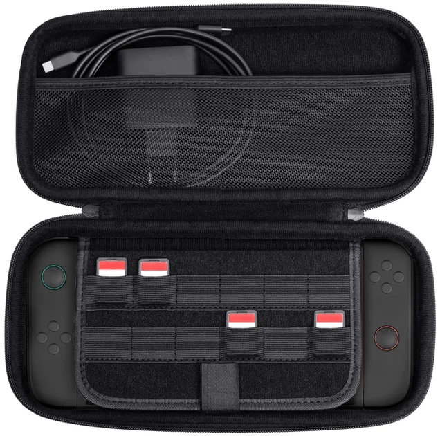 Sztywne etui Trust GXT 1251B Hardcase na Nintendo Switch 2 Czerwono-Niebieskie (8713439257618) - obraz 6