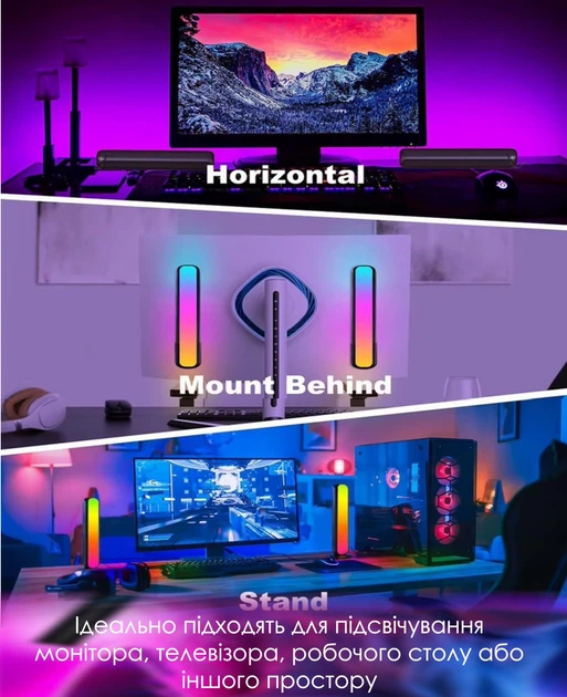Розумні світлодіодні RGB-панелі (вибір кольору) Tuya Smart LED Bluetooth/Wi-Fi, керування голосом Alexa/Google, віддалений доступ, програма на Android/iOS - Фото 6 Розумні світлодіодні RGB-панелі (вибір кольору) Tuya Smart LED Bluetooth/Wi-Fi, керування голосом Alexa/Google, віддалений доступ, програма на Android/iOS - зображення 6