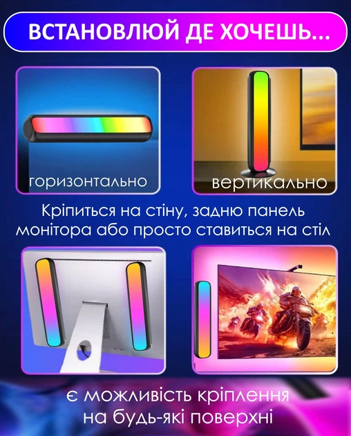 Розумні світлодіодні RGB-панелі (вибір кольору) Tuya Smart LED Bluetooth/Wi-Fi, керування голосом Alexa/Google, віддалений доступ, програма на Android/iOS - Фото 10 Розумні світлодіодні RGB-панелі (вибір кольору) Tuya Smart LED Bluetooth/Wi-Fi, керування голосом Alexa/Google, віддалений доступ, програма на Android/iOS - зображення 10