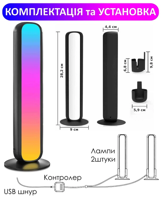 Розумні світлодіодні RGB-панелі (вибір кольору) Tuya Smart LED Bluetooth/Wi-Fi, керування голосом Alexa/Google, віддалений доступ, програма на Android/iOS - Фото 12 Розумні світлодіодні RGB-панелі (вибір кольору) Tuya Smart LED Bluetooth/Wi-Fi, керування голосом Alexa/Google, віддалений доступ, програма на Android/iOS - зображення 12