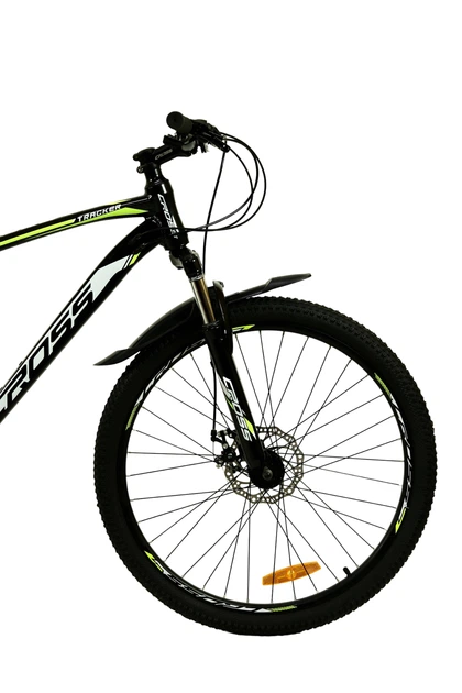 Велосипед CrossBike Tracker 26" 17" Чорний-Жовтий - зображення 2