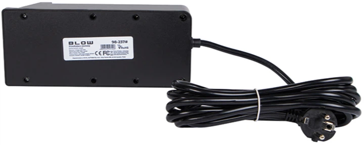Подовжувач мережевий Blow PS-350U 3-розетковий 4 x USB+USB-PD 3 м Чорний (5900804147206) - зображення 4