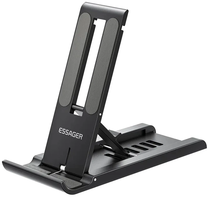 Держатель подставка Essager настольная для телефона Sailing Desktop Phone Holder Black (EZJZM-FC01) - Фото 1 Держатель подставка Essager настольная для телефона Sailing Desktop Phone Holder Black (EZJZM-FC01) - изображение 1