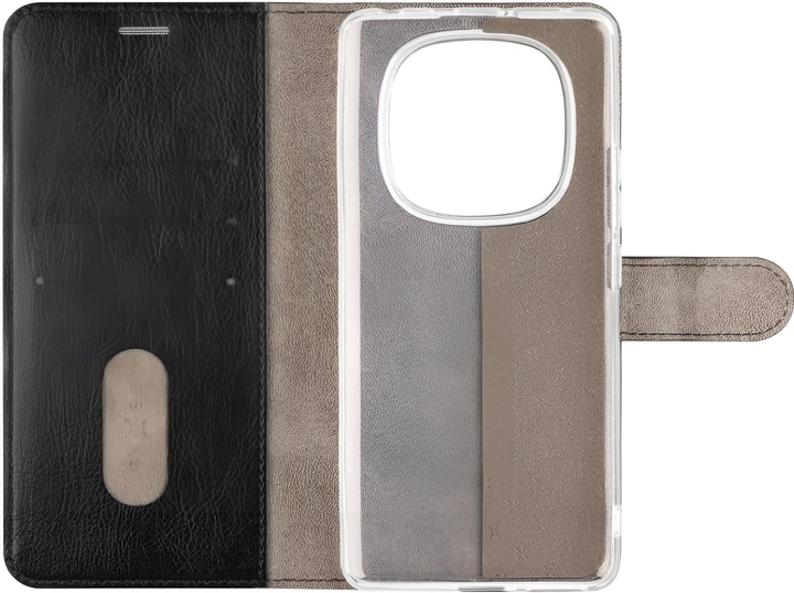 Etui z klapką Fixed Opus na Xiaomi Redmi Note 14 Pro 4G Czarne (FIXOP3-1542-BK) - obraz 3