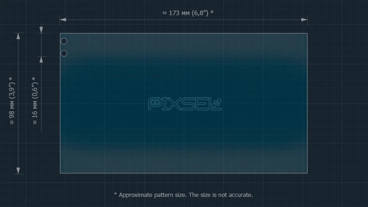 Захисне скло Pixsel на монітор TEYES CC3 - 7“ (гібридне мат) - изображение 2