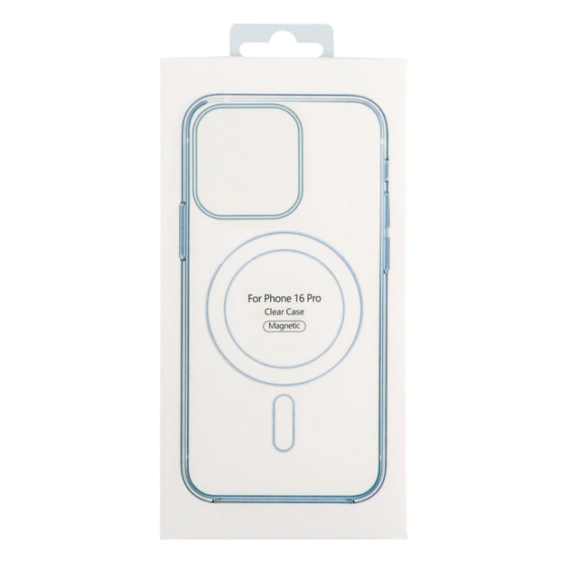 Прозорий чохол для iPhone 16 Pro TPU Clear Case з MagSafe - зображення 3