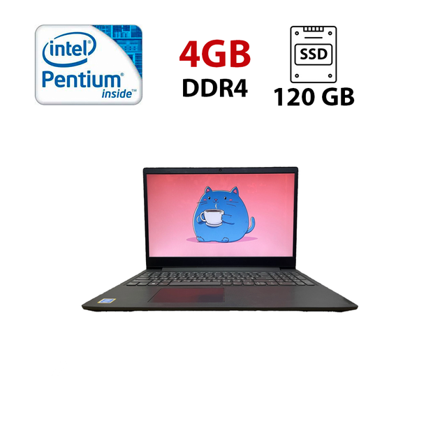 Ноутбук Б-класс Lenovo IdeaPad S145-15IWL / 15.6" (1366x768) TN / Intel Pentium Gold 5405U (2 (4) ядра по 2.3 GHz) / 4 GB DDR4 / 120 GB SSD / Intel UHD Graphics / WebCam б/у - Фото 1 Ноутбук Б-класс Lenovo IdeaPad S145-15IWL / 15.6" (1366x768) TN / Intel Pentium Gold 5405U (2 (4) ядра по 2.3 GHz) / 4 GB DDR4 / 120 GB SSD / Intel UHD Graphics / WebCam б/у - изображение 1