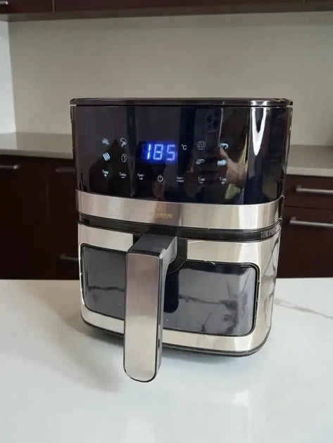 Аерофритюрниця Crownberg CB-5552 5,5 л 2000 Вт сенсорна мультипіч без масла - изображение 9
