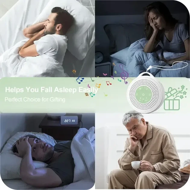 JusLaco White Noise Machine – портативный генератор белого шума и природных звуков для сна и релакса - изображение 3