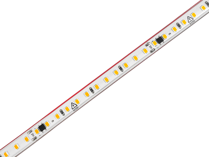 Світлодіодна стрічка 2835-120led-11х5.5mm-220V 9W/m IP65 тепло білий (50м у бабіні) #17-WW AVT - зображення 3