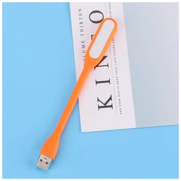 Фонарь гибкий NICEDEVICE ORG-1.2 оранжевый USB - изображение 4