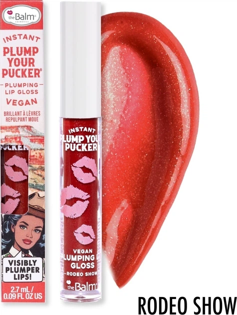 Блиск для збільшення губ theBalm Instant Plump Your Pucker Rodeo Show 2.7 мл (681619821509) - зображення 2