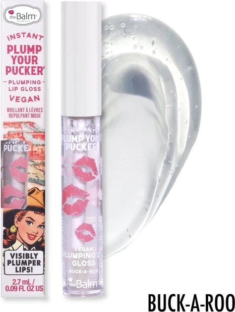 Błyszczyk powiększający usta theBalm Instant Plump Your Pucker Buck-a-Roo 2.7 ml (681619821462) - obraz 2