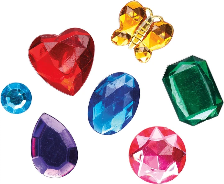 Duże brokatowe cyrkonie dekoracyjne Colorations 453 g (5710903613126) - obraz 3