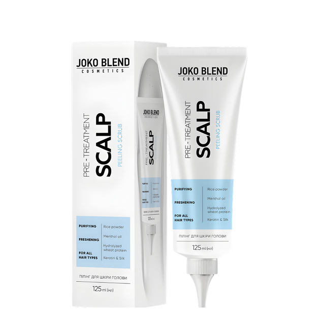 Пілінг для шкіри голови Joko Blend Scalp Peeling Scrub з рисовою пудрою, 125 мл - Фото 1 Пілінг для шкіри голови Joko Blend Scalp Peeling Scrub з рисовою пудрою, 125 мл - зображення 1
