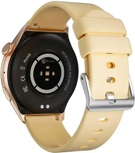 Smartwatch Weofly Curve Gold (WY-CURVE/GD) - obraz 3