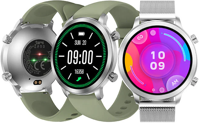 Smartwatch Bemi Zeno AI Silver (6972689173839) - obraz 7