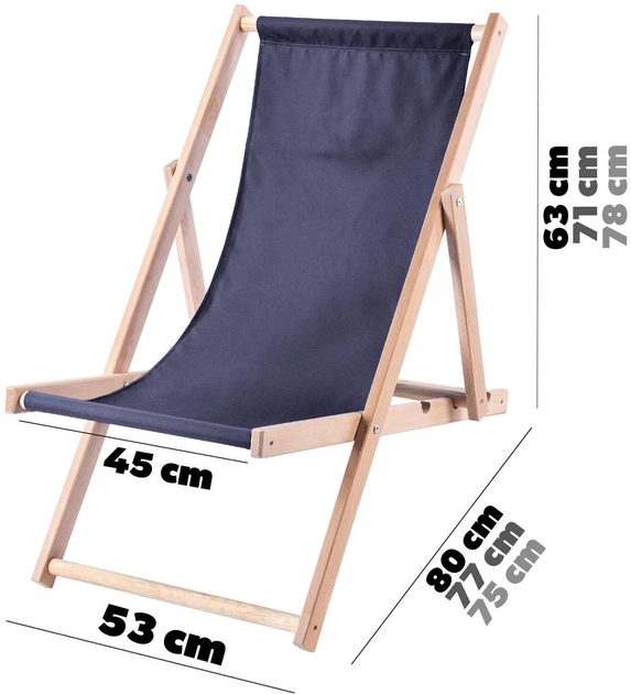 Журнальний столик + 2 шезлонга Kadax Anjouin K12313 - зображення 6