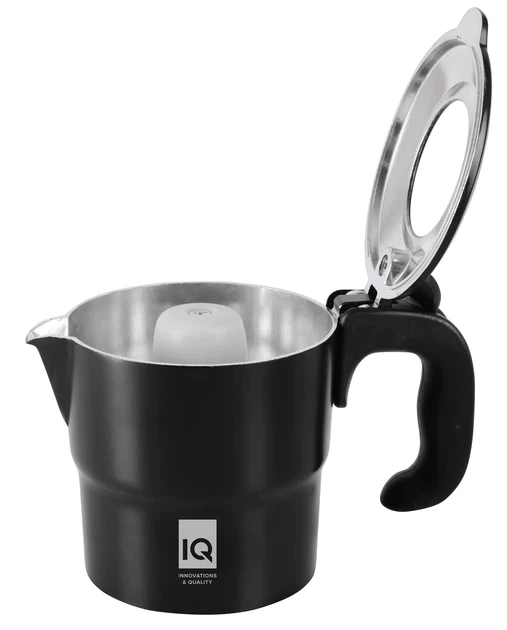 Гейзерная кофеварка для плиты алюминий 3 чашки IQ Be Active черный-желтый - изображение 2