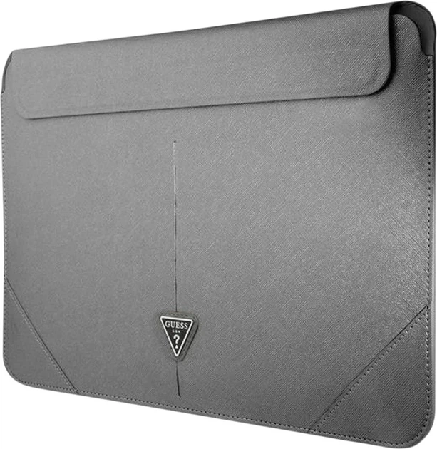 Чохол для ноутбука Guess Saffiano Triangle Logo 16" Silver (3666339039899) - зображення 2