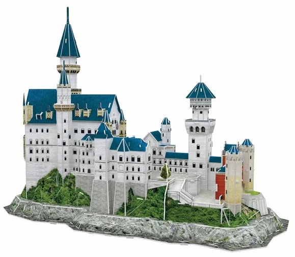 Puzzle 3D Revell Zamek Neuschwanstein 121 element (4009803002057) - obraz 4