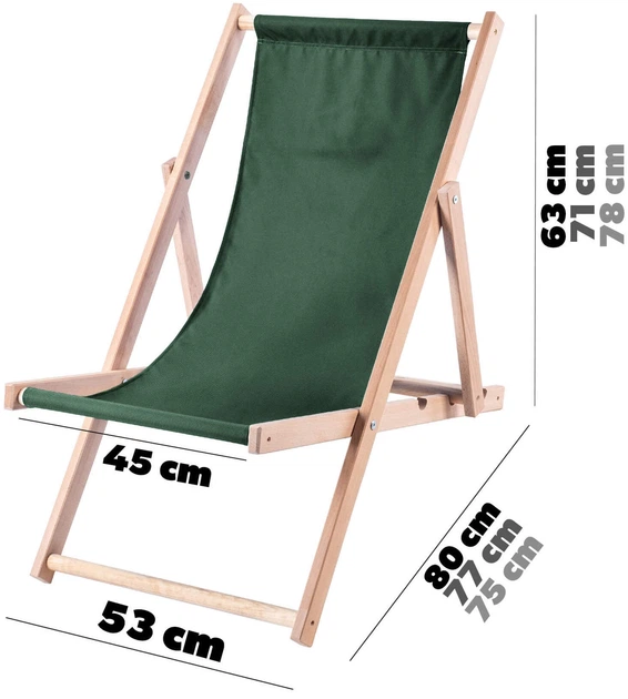 Журнальний столик + 2 шезлонга Kadax Anjouin K12318 - зображення 5