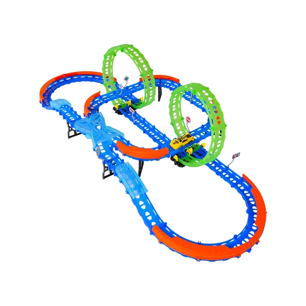Zestaw do zabawy Ramiz ZKT.89936 Tor wyścigowy świecący w ciemności 63 elementy (5903864988987) - obraz 4